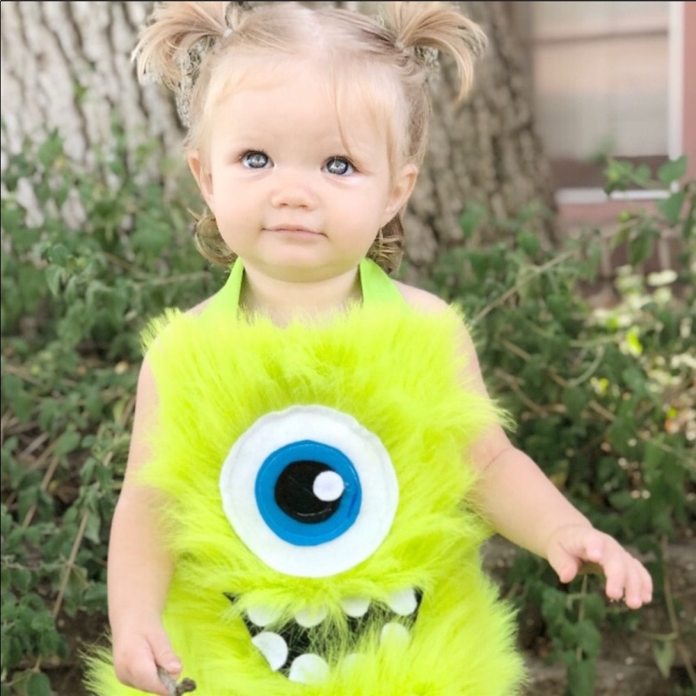 Monsters Inc. Mike Wizowski Romper Costume